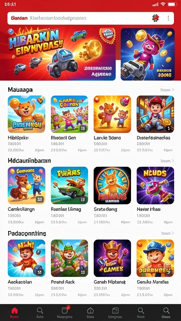 apinaga - Screenshot menunjukkan pemandangan indah dari dunia APINAGA.