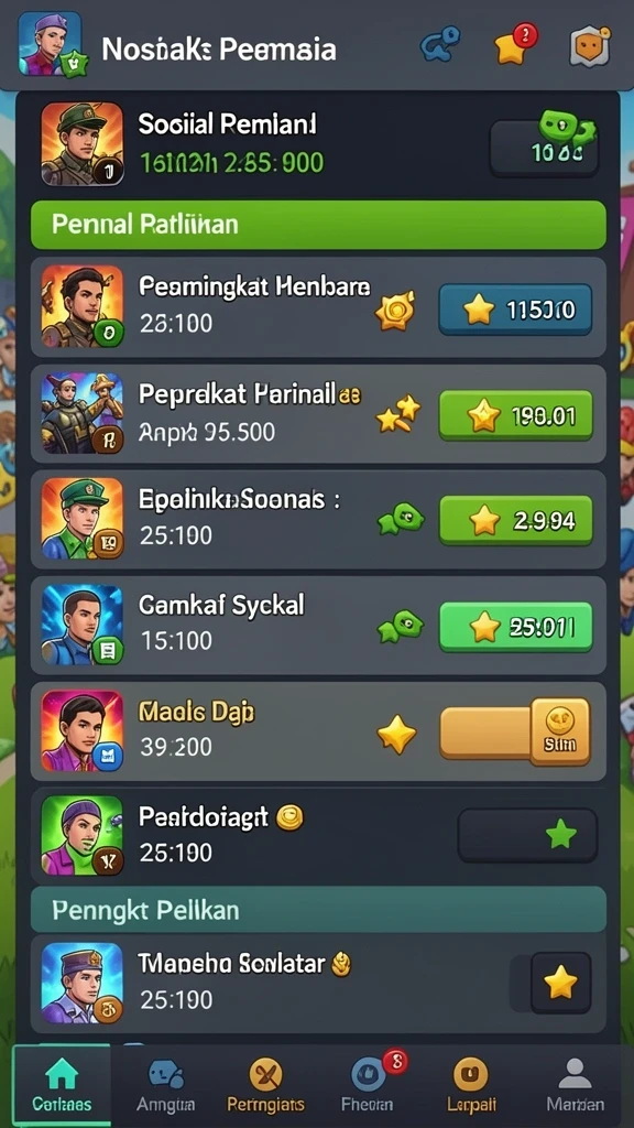 c7890 - Tampilan utama permainan yang menarik dan ramah pengguna.