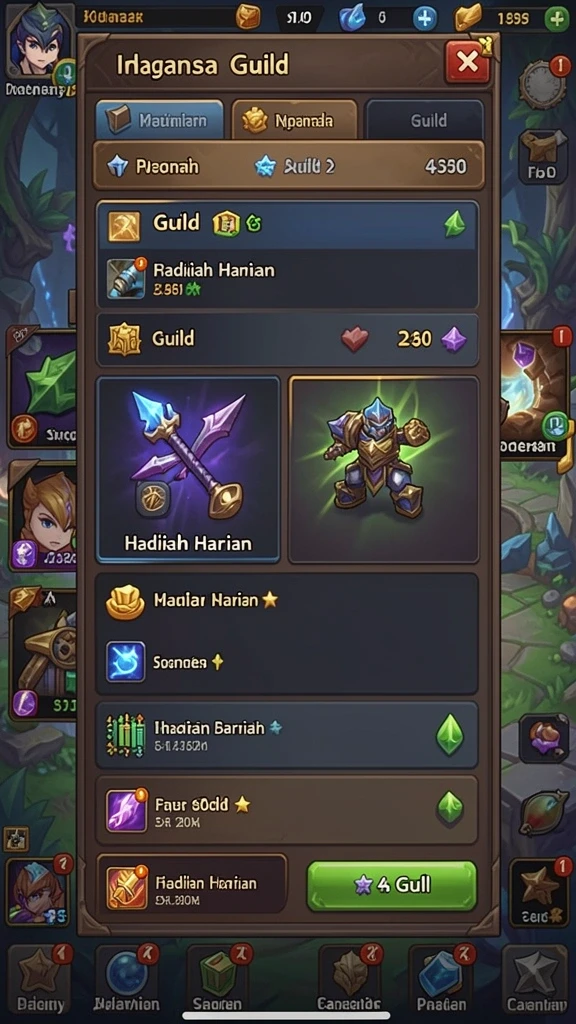 hebat303 - Karakter-karakter yang unik dan mendetail.